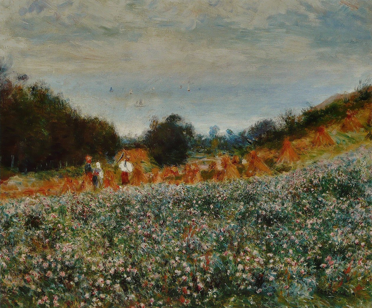 Colheita de Pierre Auguste Renoir