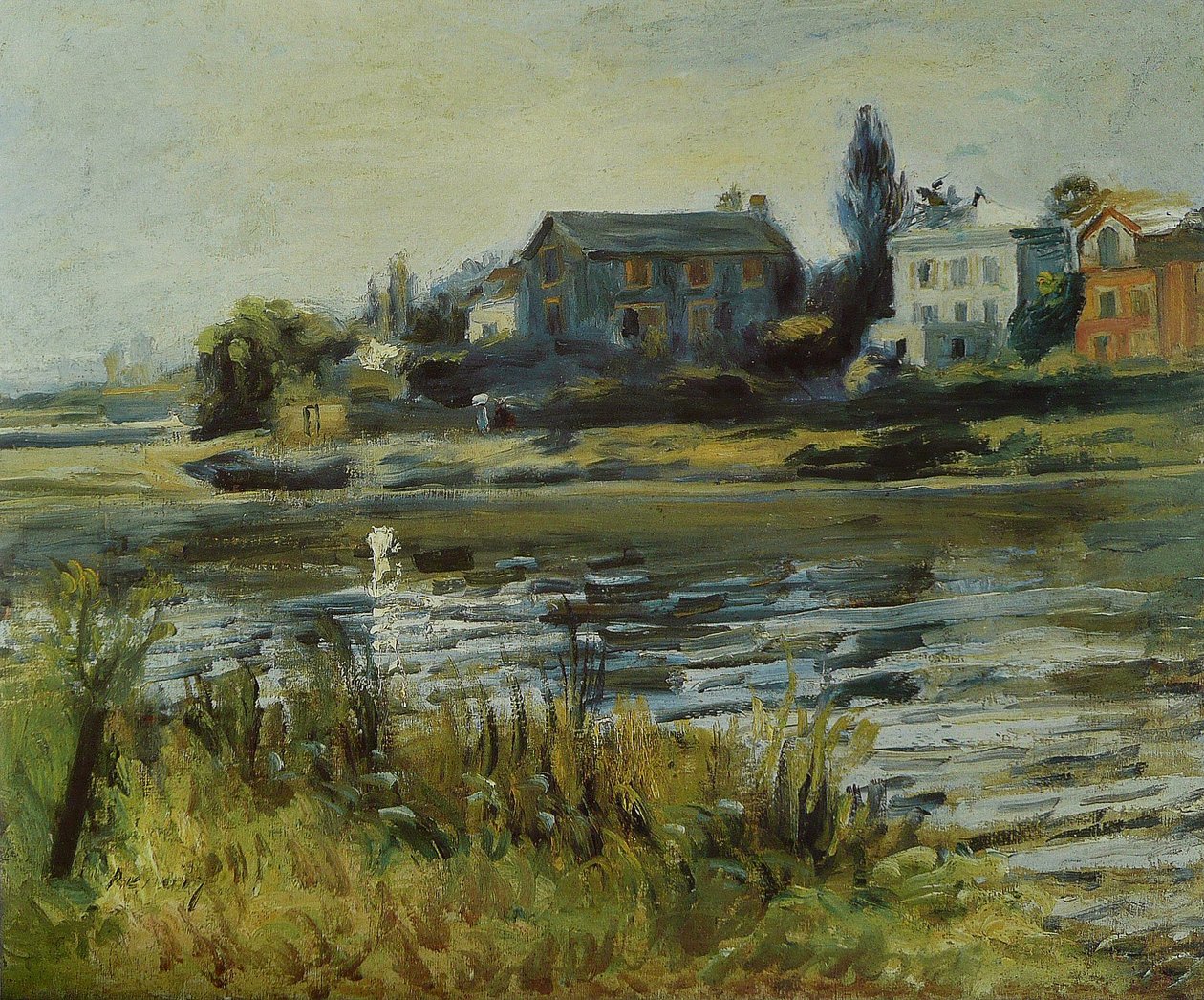 O Sena em Chatou de Pierre Auguste Renoir