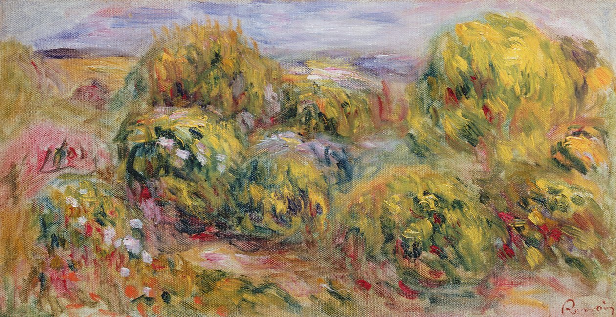 Paisagem, 1916 de Pierre Auguste Renoir