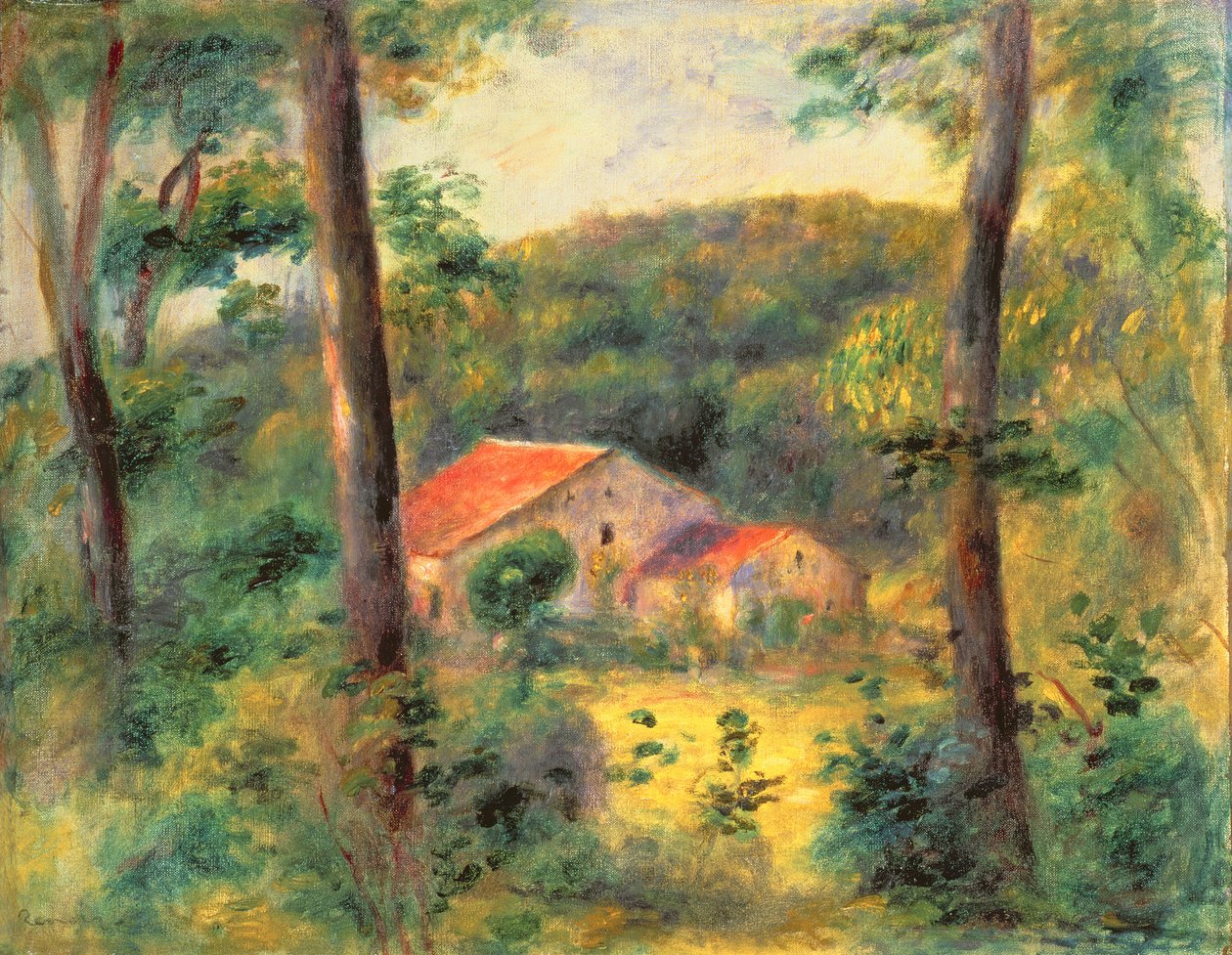 Paisagem perto de Briey, 1899 de Pierre Auguste Renoir