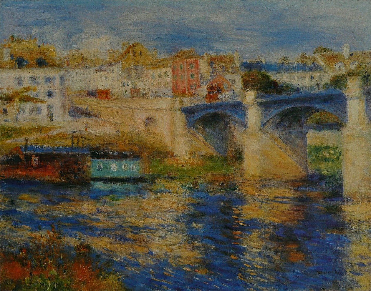 A ponte chatou de Pierre Auguste Renoir