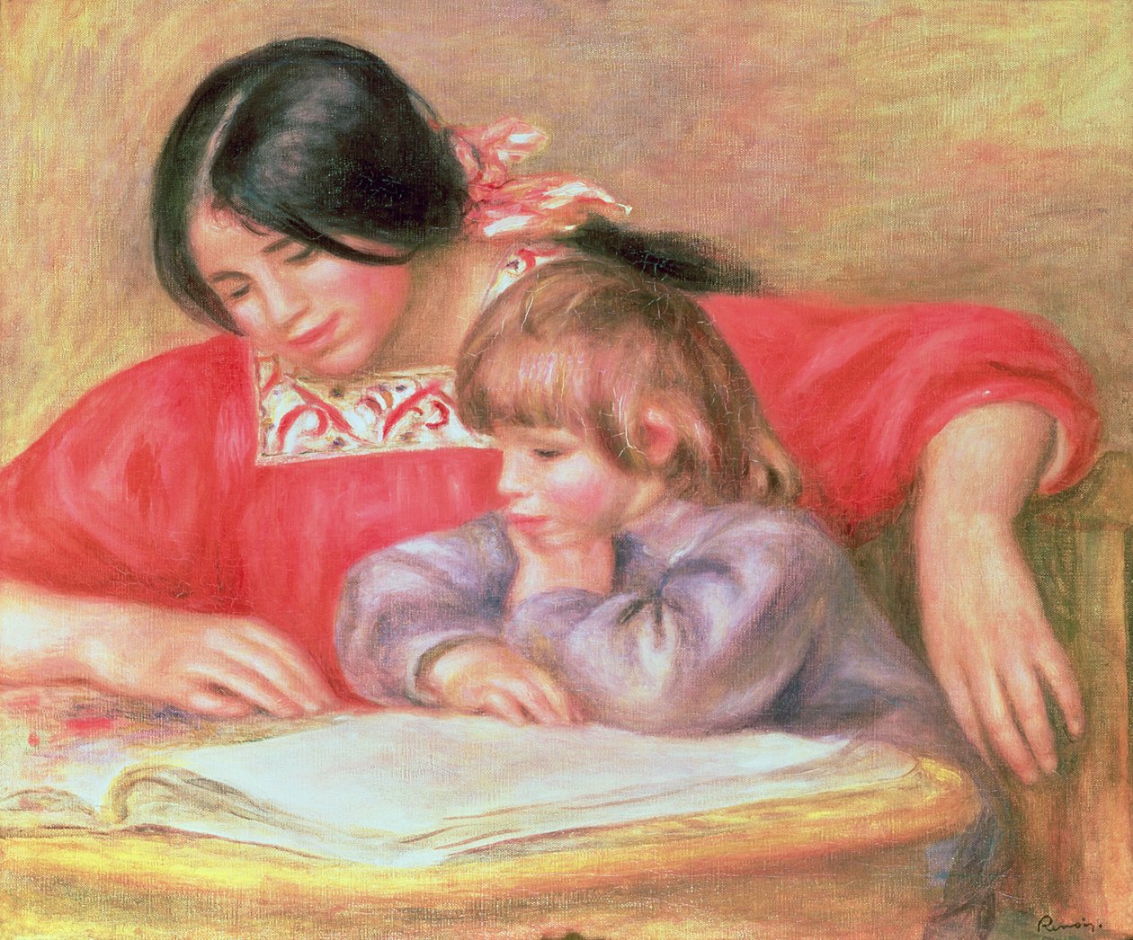 Leontine e Coco de Pierre Auguste Renoir