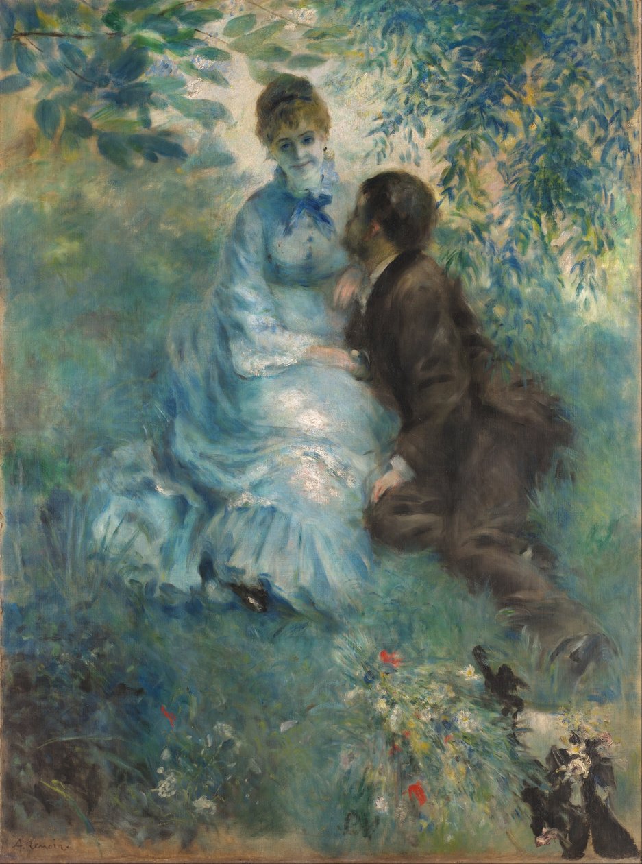 Amantes de Pierre Auguste Renoir