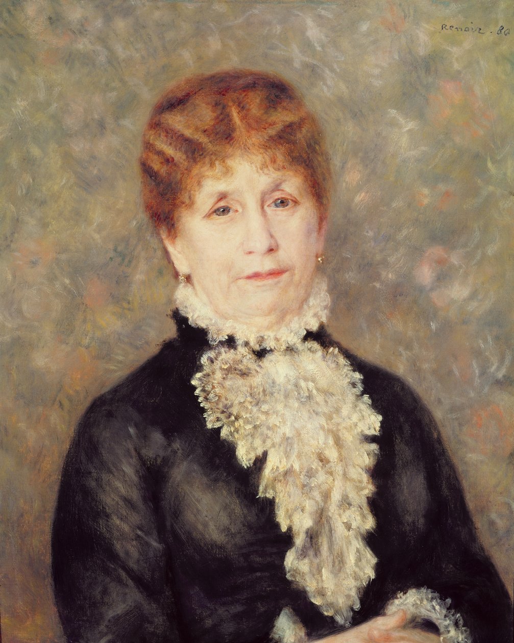 Madame Eugene Fould, 1880 de Pierre Auguste Renoir