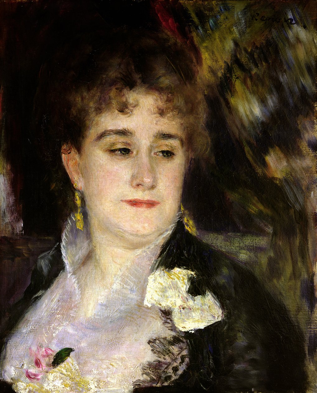 Madame Georges Charpentier (1848-1904), c.1876-7 de Pierre Auguste Renoir