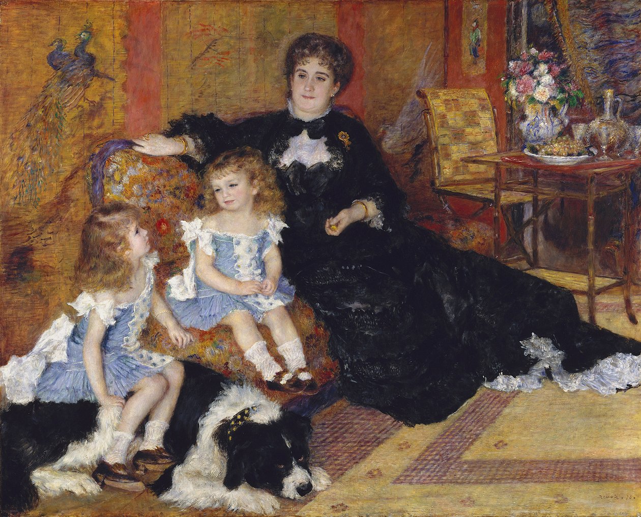 Madame Georges Charpentier e seus filhos, 1878 de Pierre Auguste Renoir