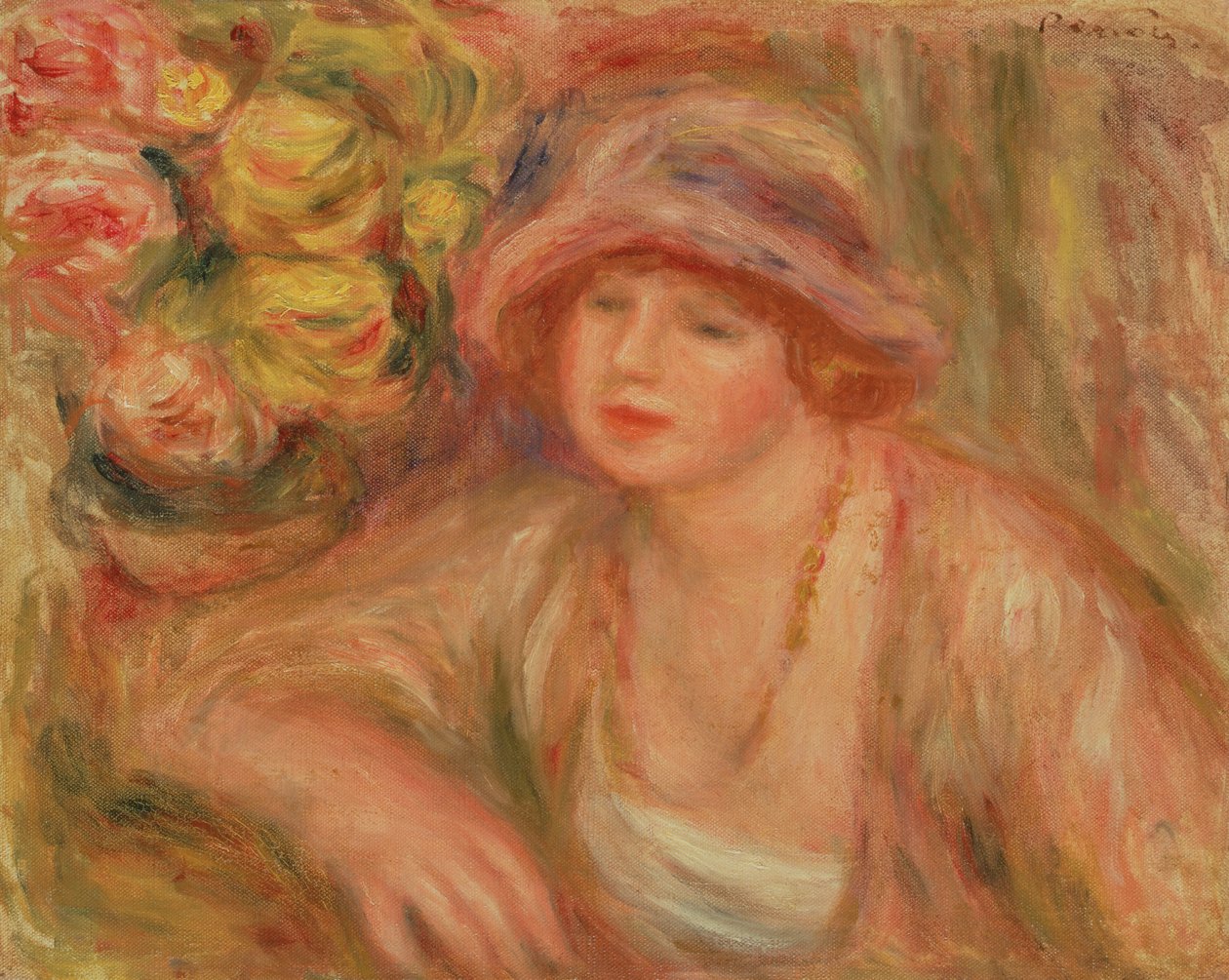 Sra. Jean Renoir, 1918 de Pierre Auguste Renoir