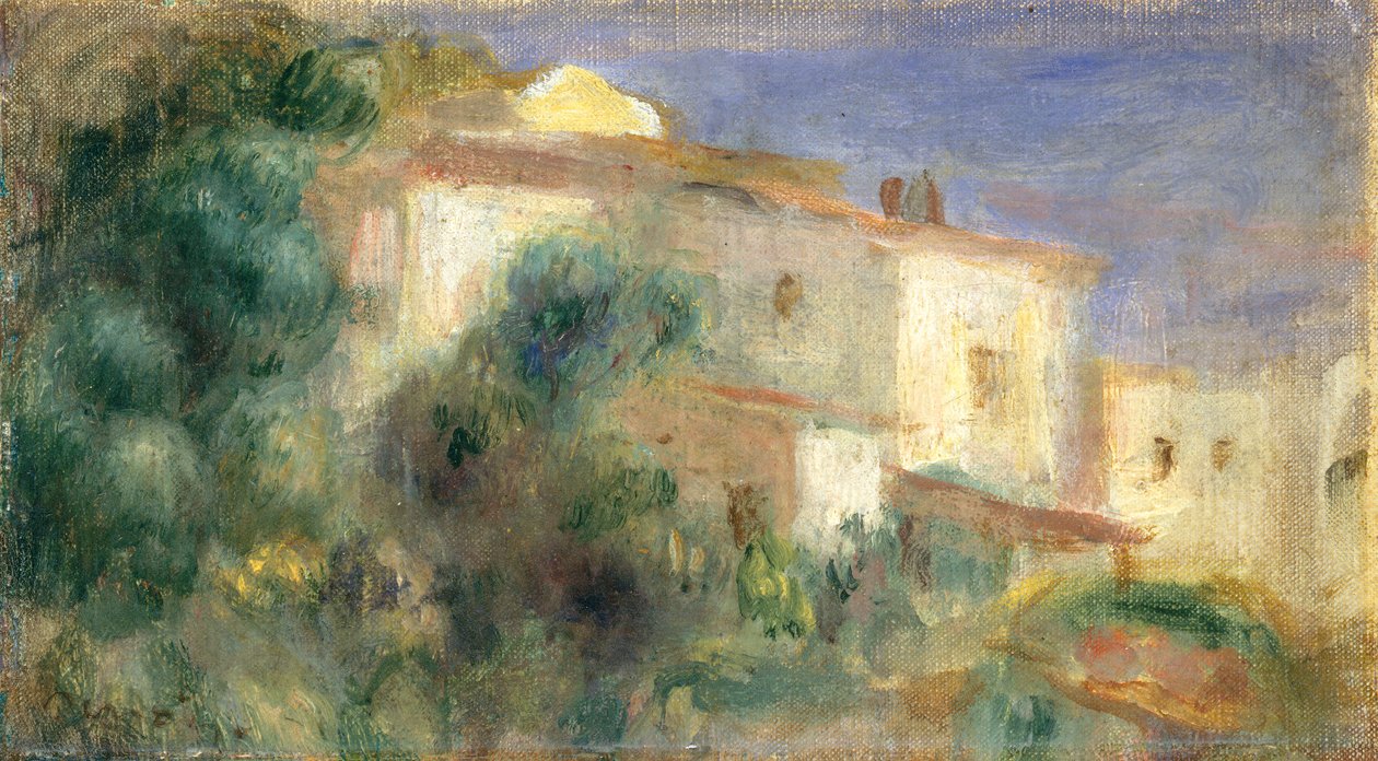 Casa do Post, Cagnes, 1906-7 de Pierre Auguste Renoir
