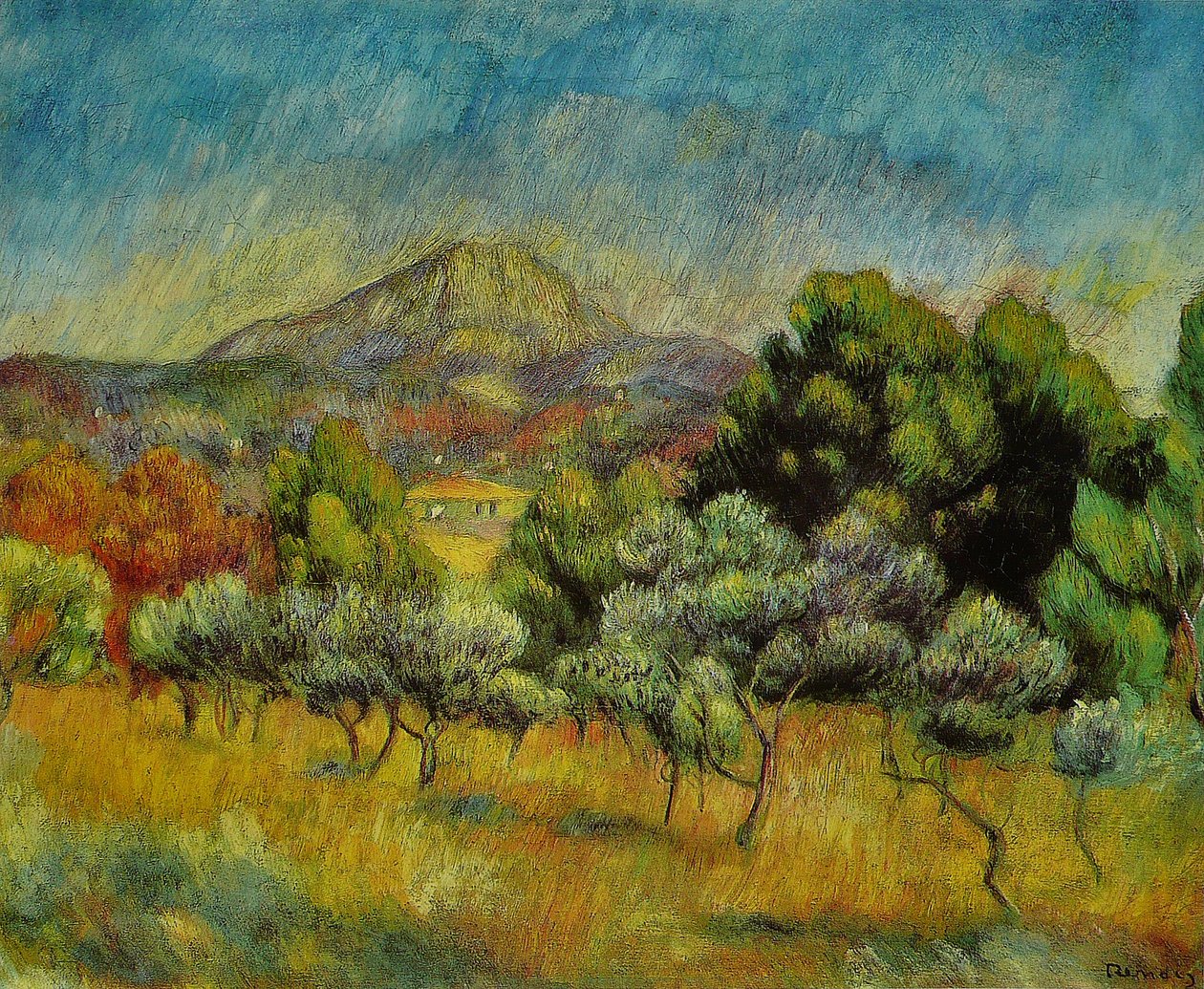 Montagne Sainte-Victoire de Pierre Auguste Renoir