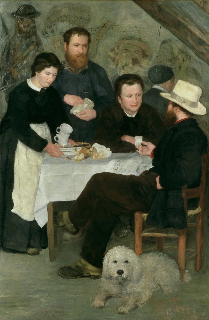 Taberna da Madre Antônio, 1866 de Pierre Auguste Renoir