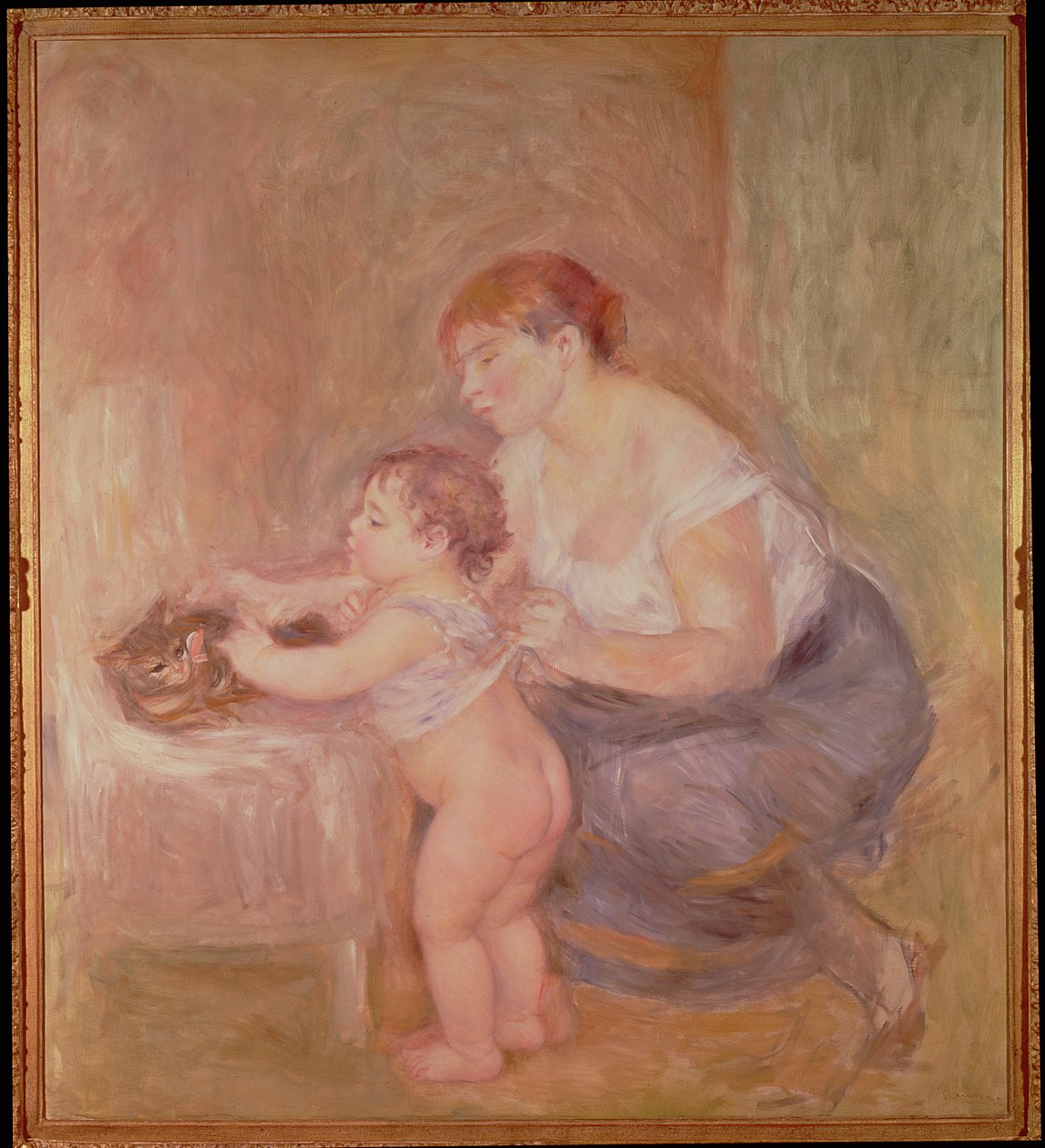 Mãe e filho de Pierre Auguste Renoir