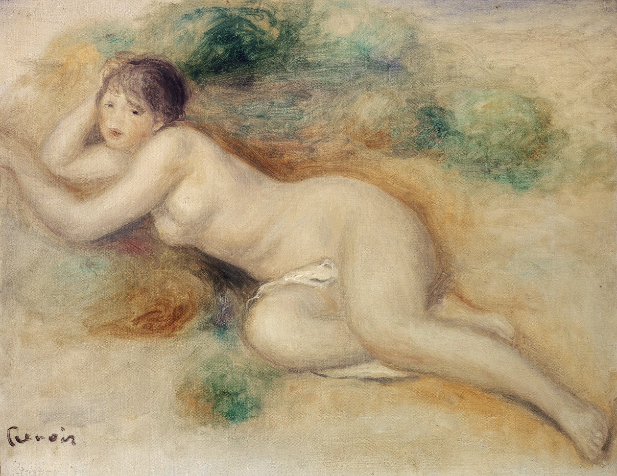 Figura nua de uma menina de Pierre Auguste Renoir
