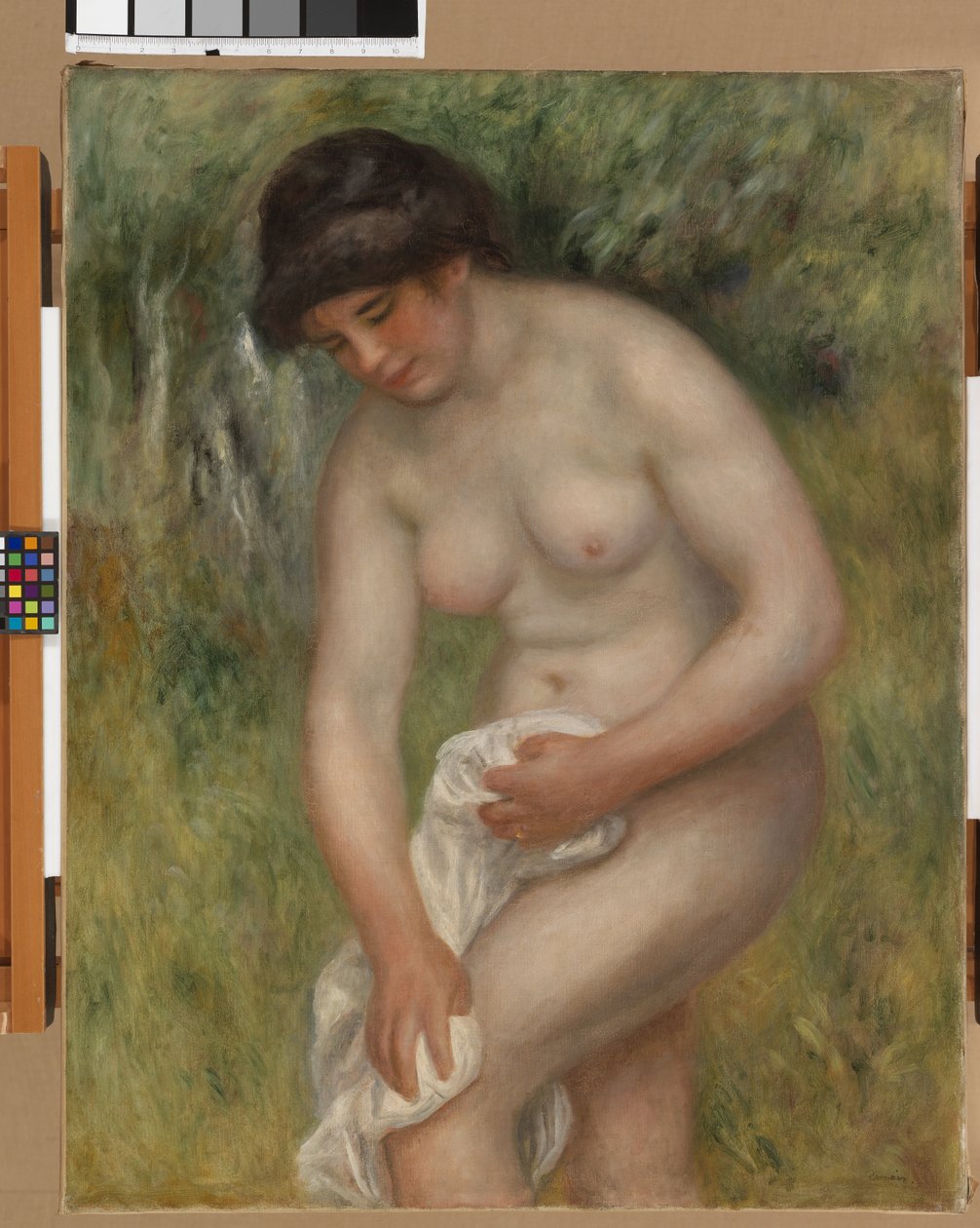 Nu, fundo verde, 1902 de Pierre Auguste Renoir