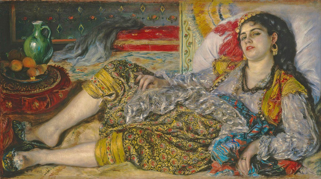 Odalisca, 1870 de Pierre Auguste Renoir