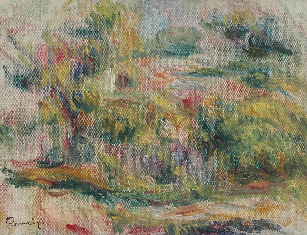 paisagem de Pierre Auguste Renoir
