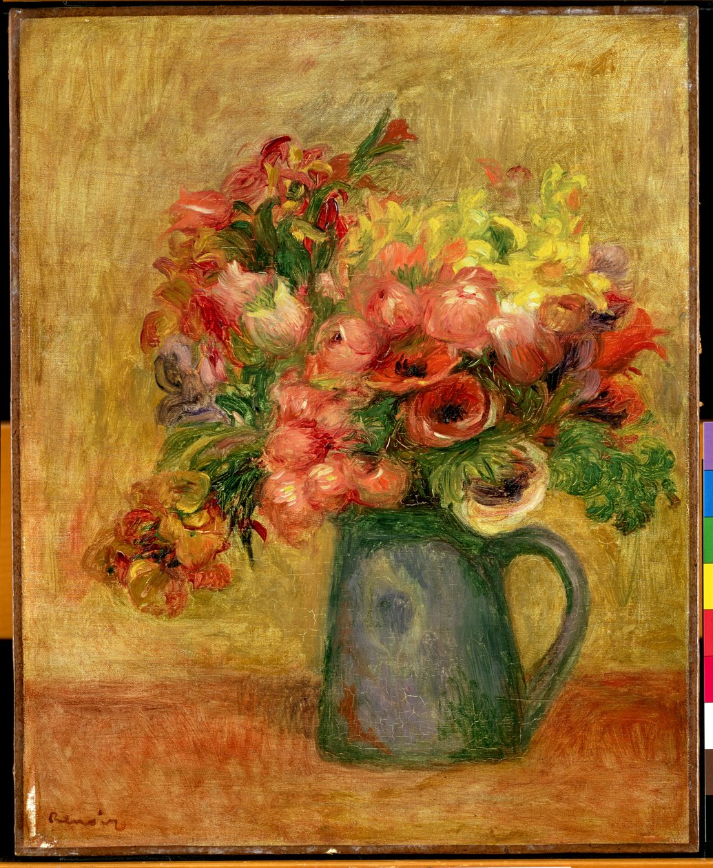 Jarra de Flores, c.1889 de Pierre Auguste Renoir