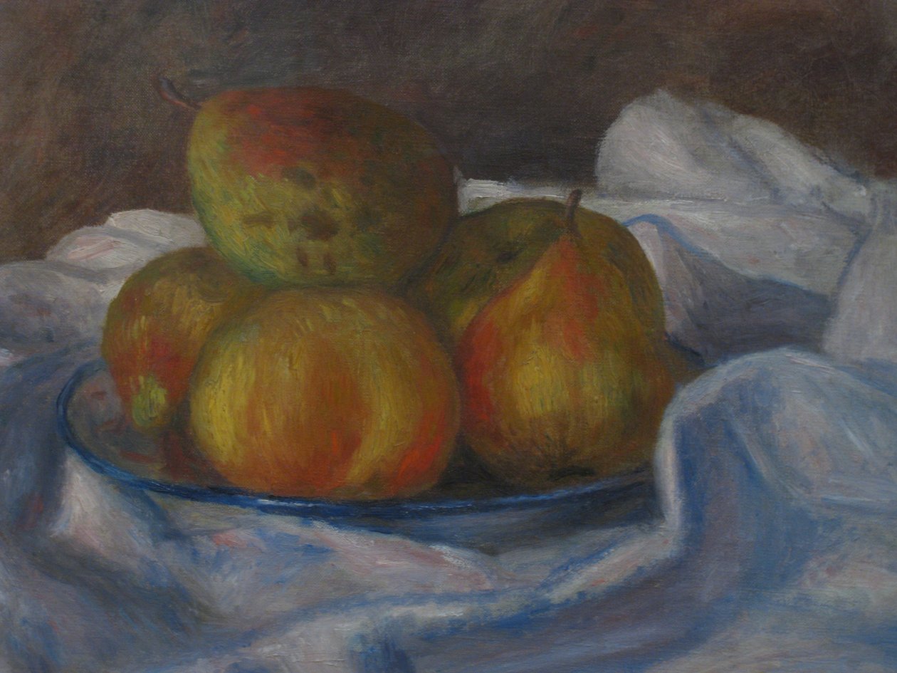 Maçãs e peras de Pierre Auguste Renoir