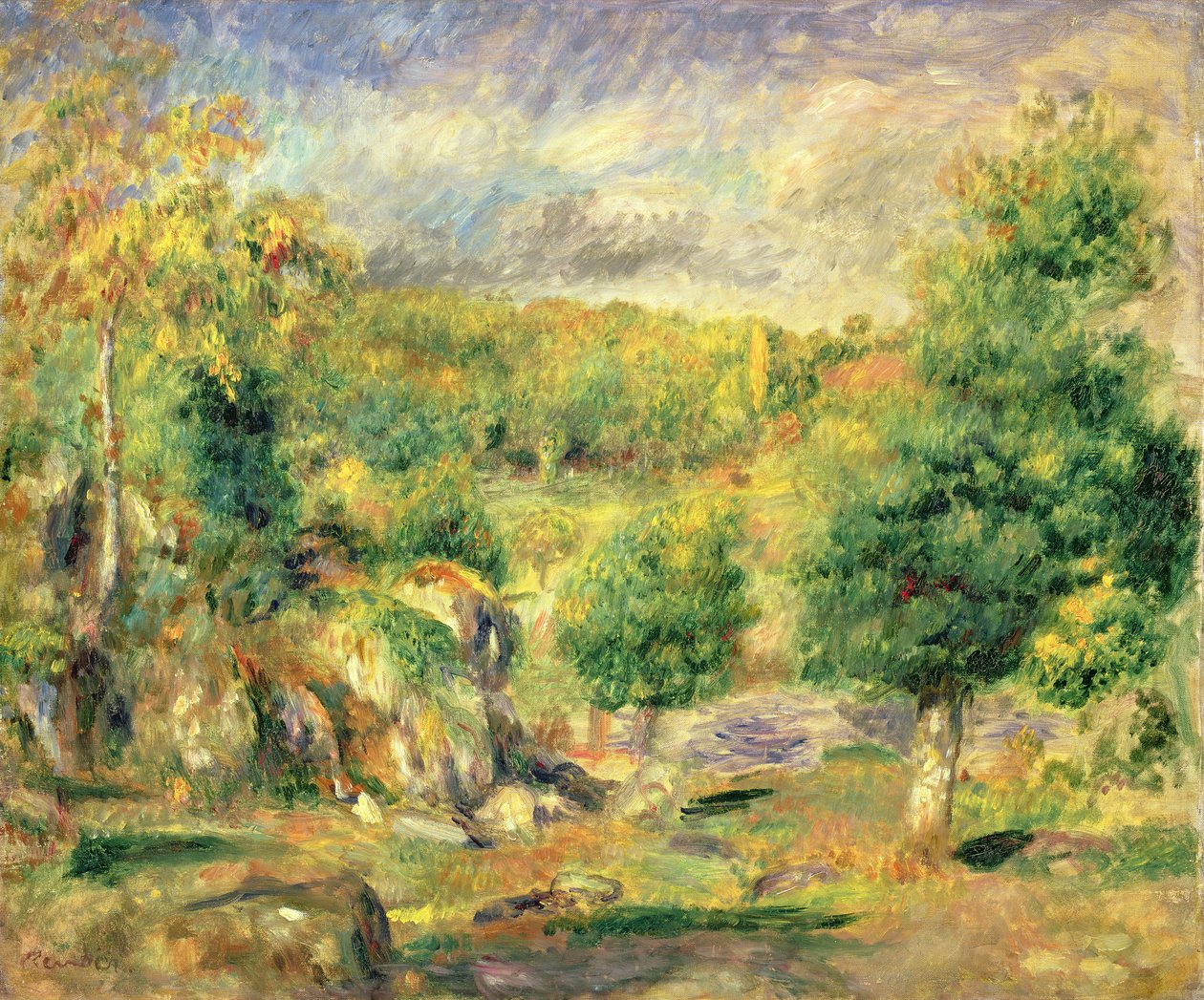 Pont-Aven, 1892 de Pierre Auguste Renoir
