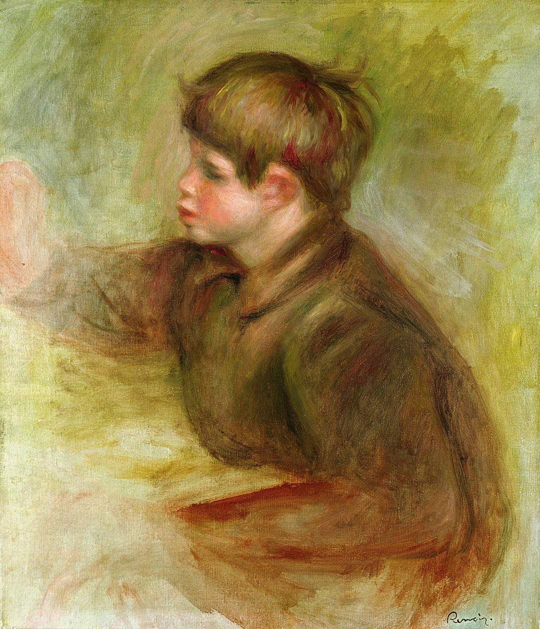 Retrato da pintura de Coco, c.1910-12 de Pierre Auguste Renoir