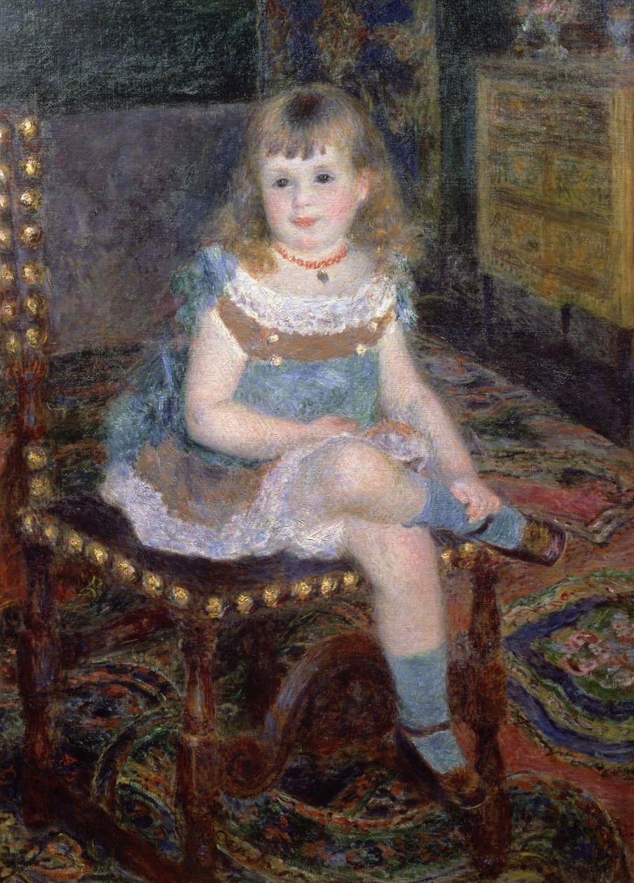 Retrato da senhorita Georgette Charpentier, 1876 de Pierre Auguste Renoir