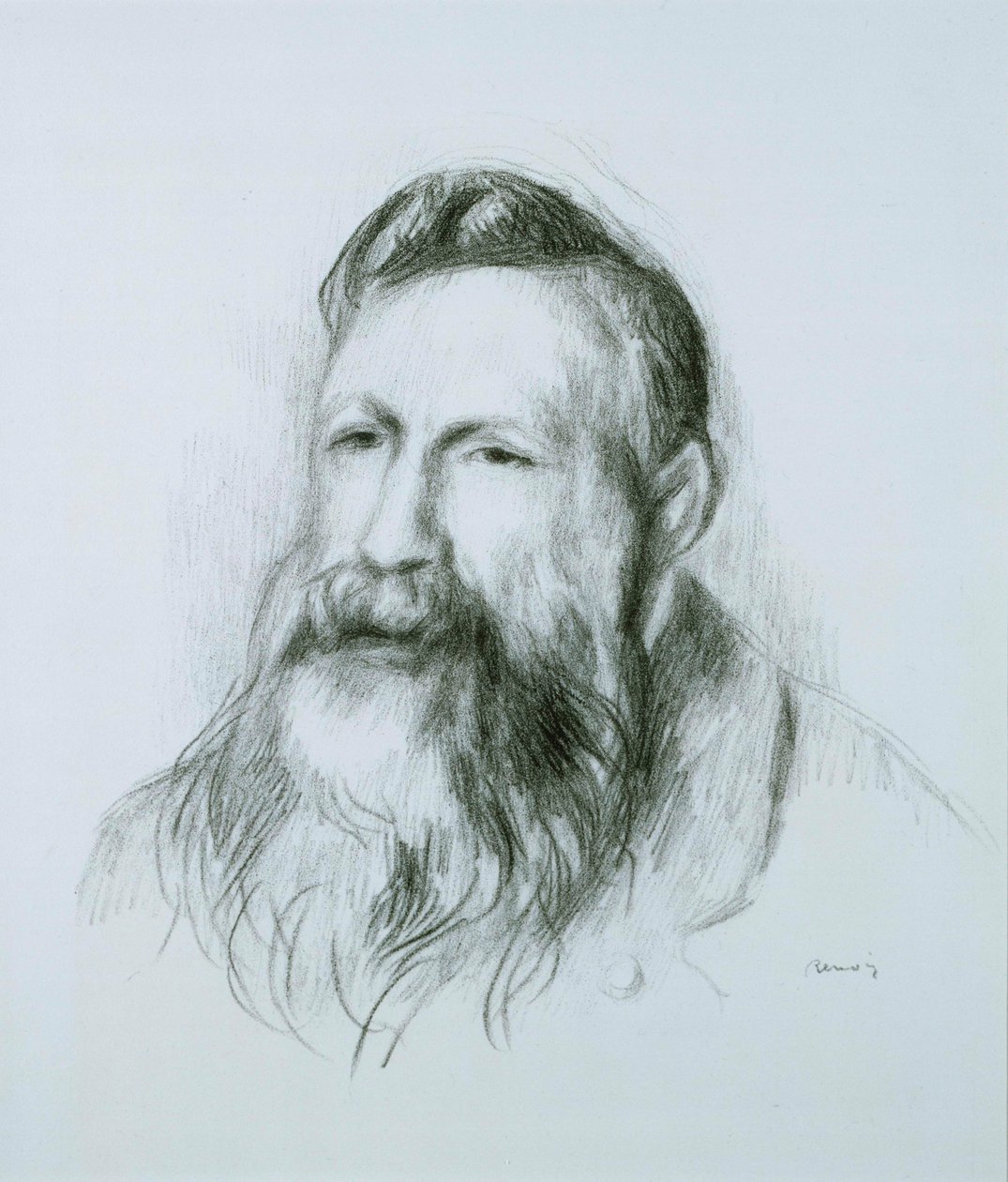Retrato de Rodin de Pierre Auguste Renoir