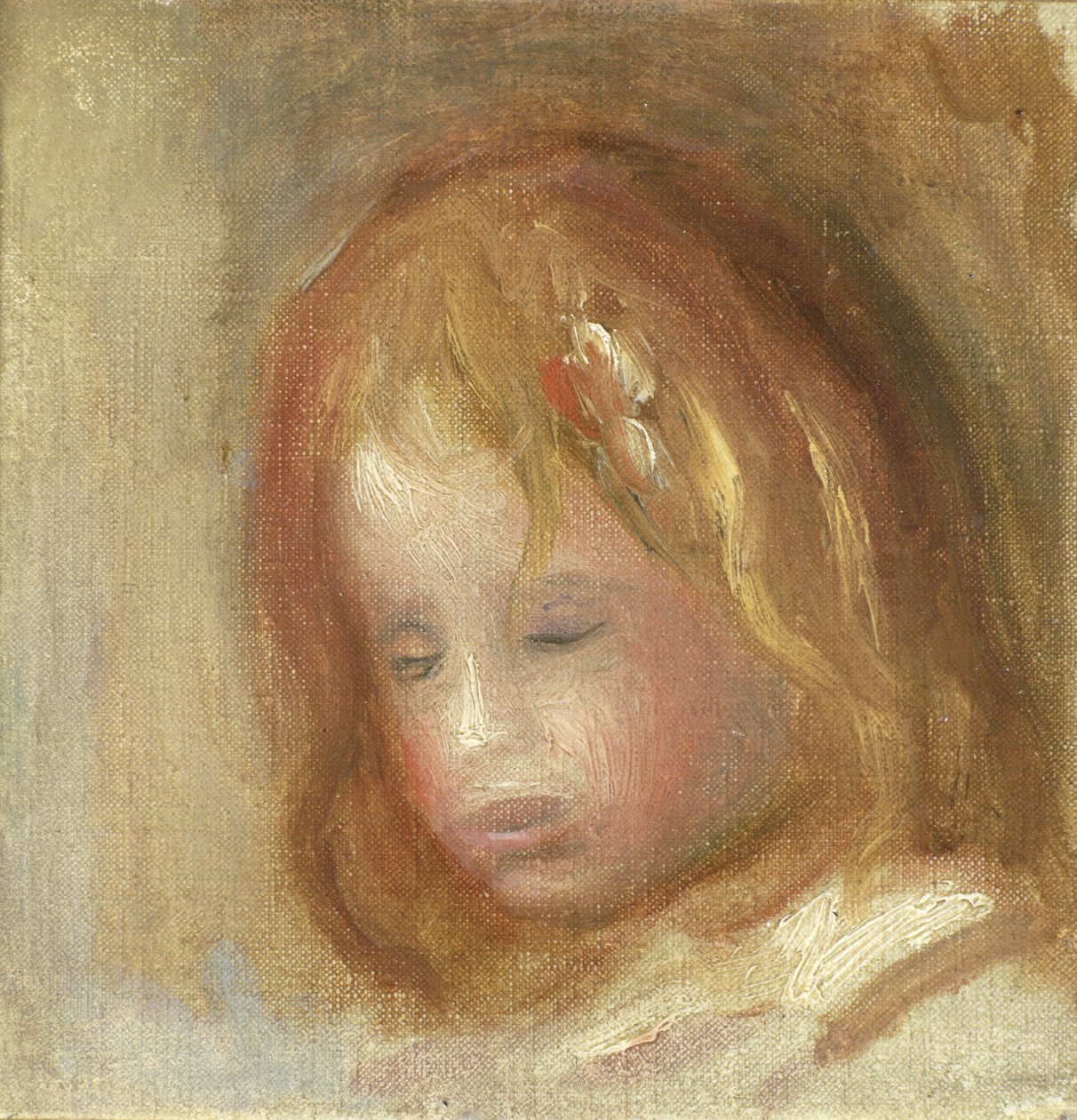 Retrato de uma criança de Pierre Auguste Renoir
