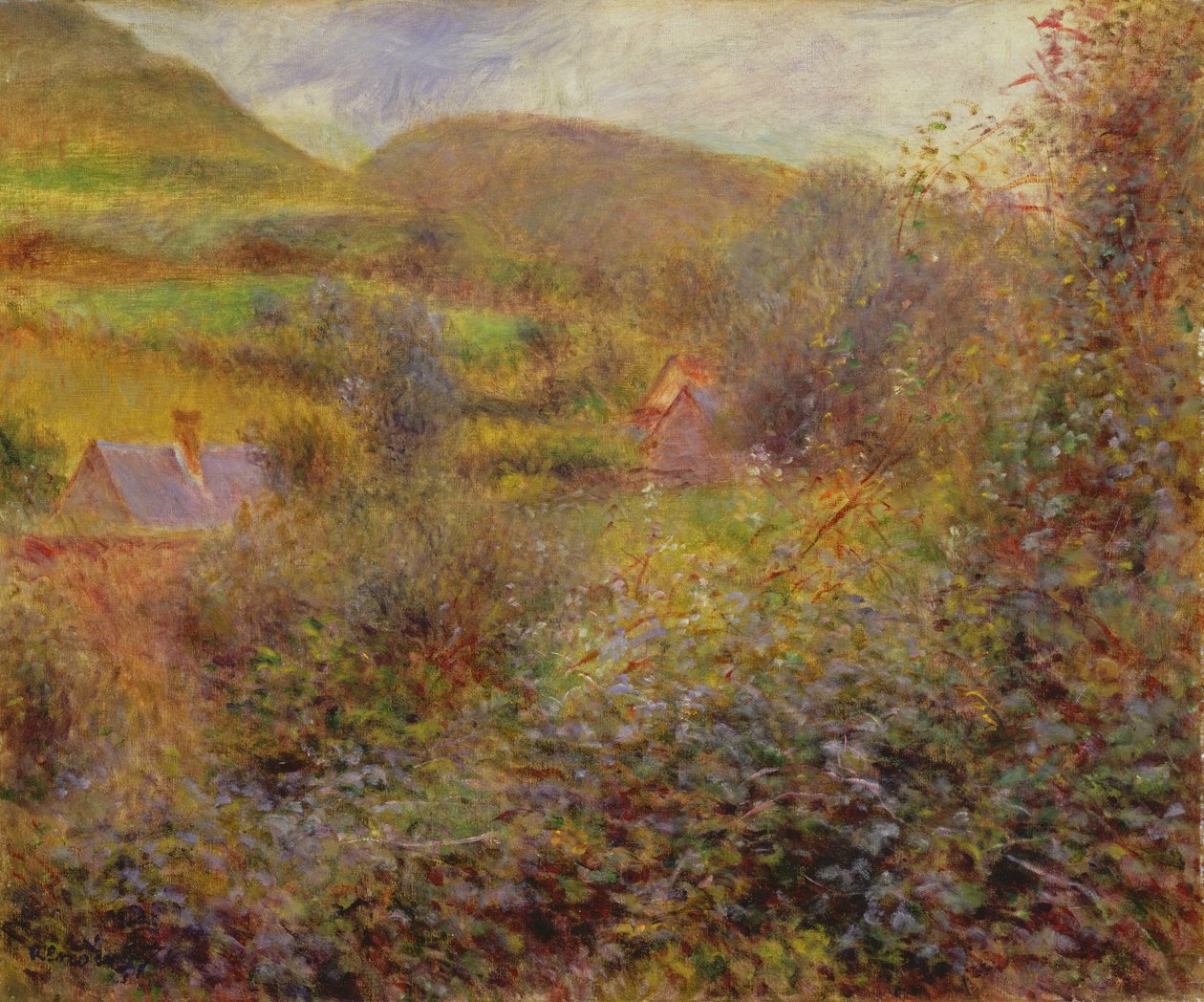 Pourville, 1878 de Pierre Auguste Renoir