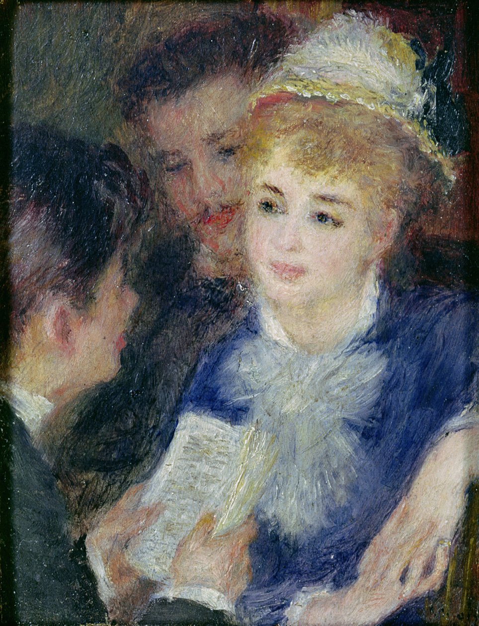 Lendo o papel de Pierre Auguste Renoir