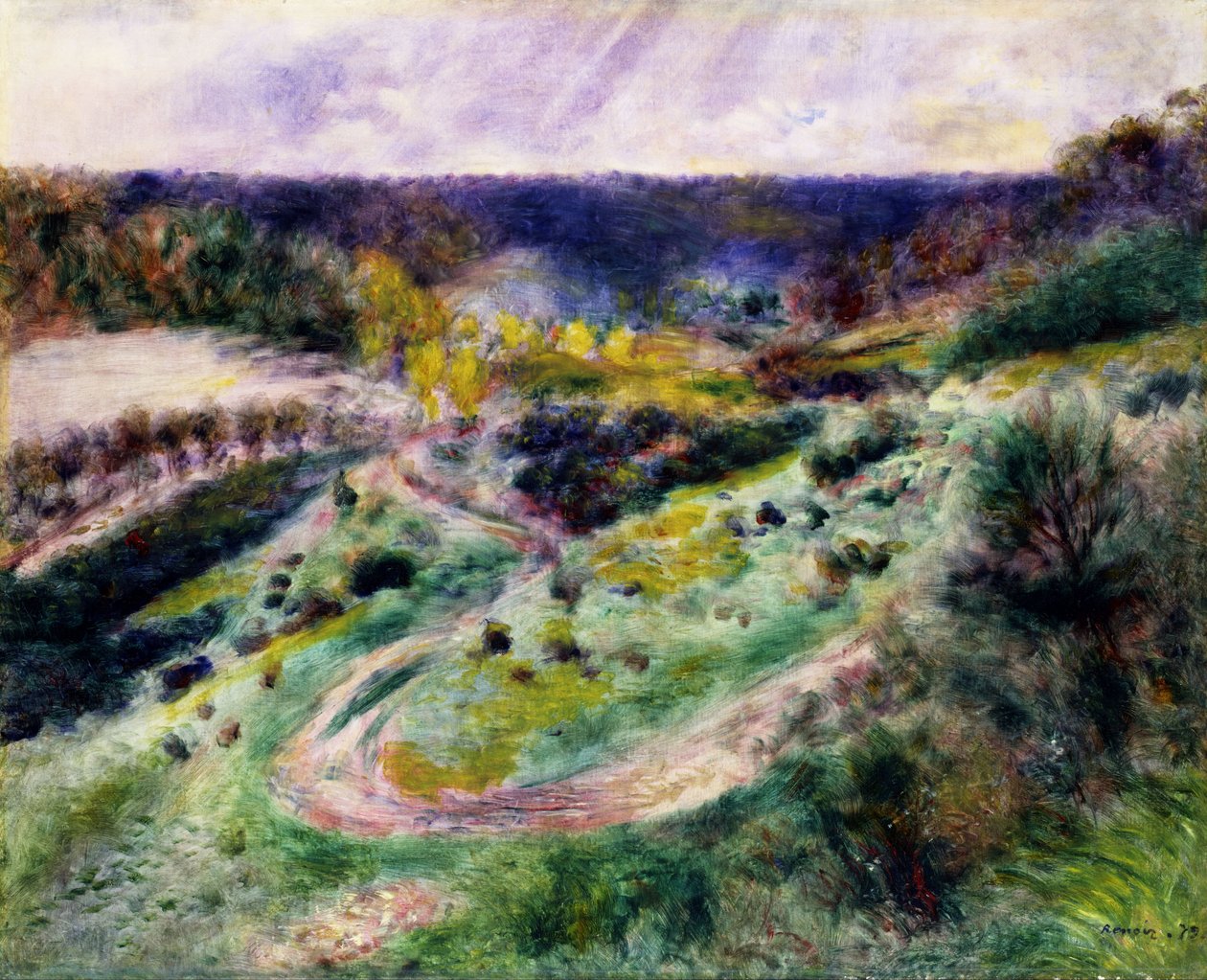 Estrada em wargemont de Pierre Auguste Renoir