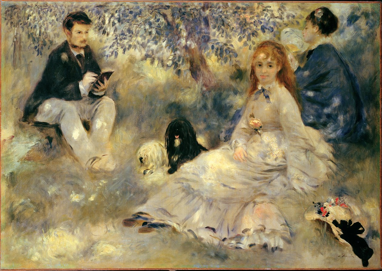 A Família Henriot, c.1871 de Pierre Auguste Renoir