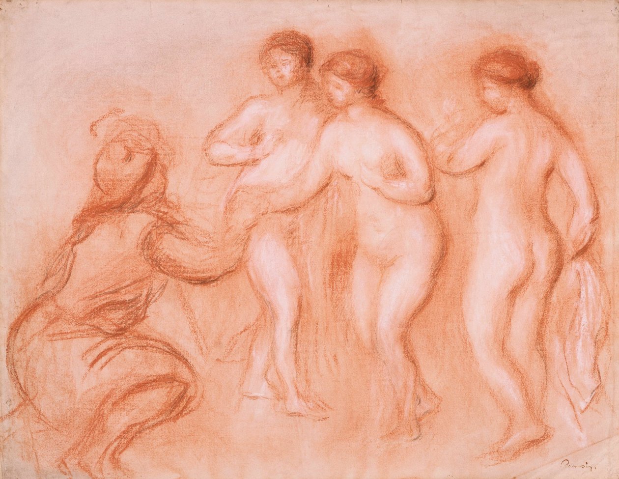 O julgamento de Paris de Pierre Auguste Renoir