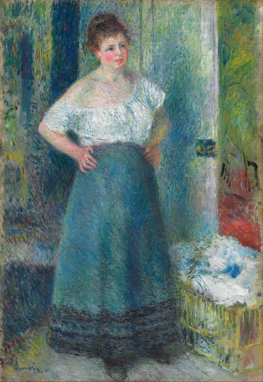 Lavadeira de Pierre Auguste Renoir