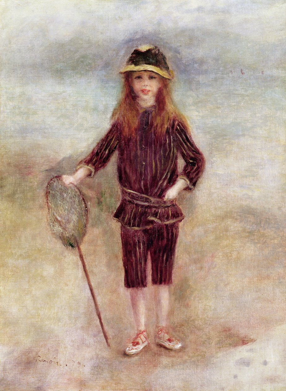 A pequena pescadora (Marthe Berard) 1879 de Pierre Auguste Renoir