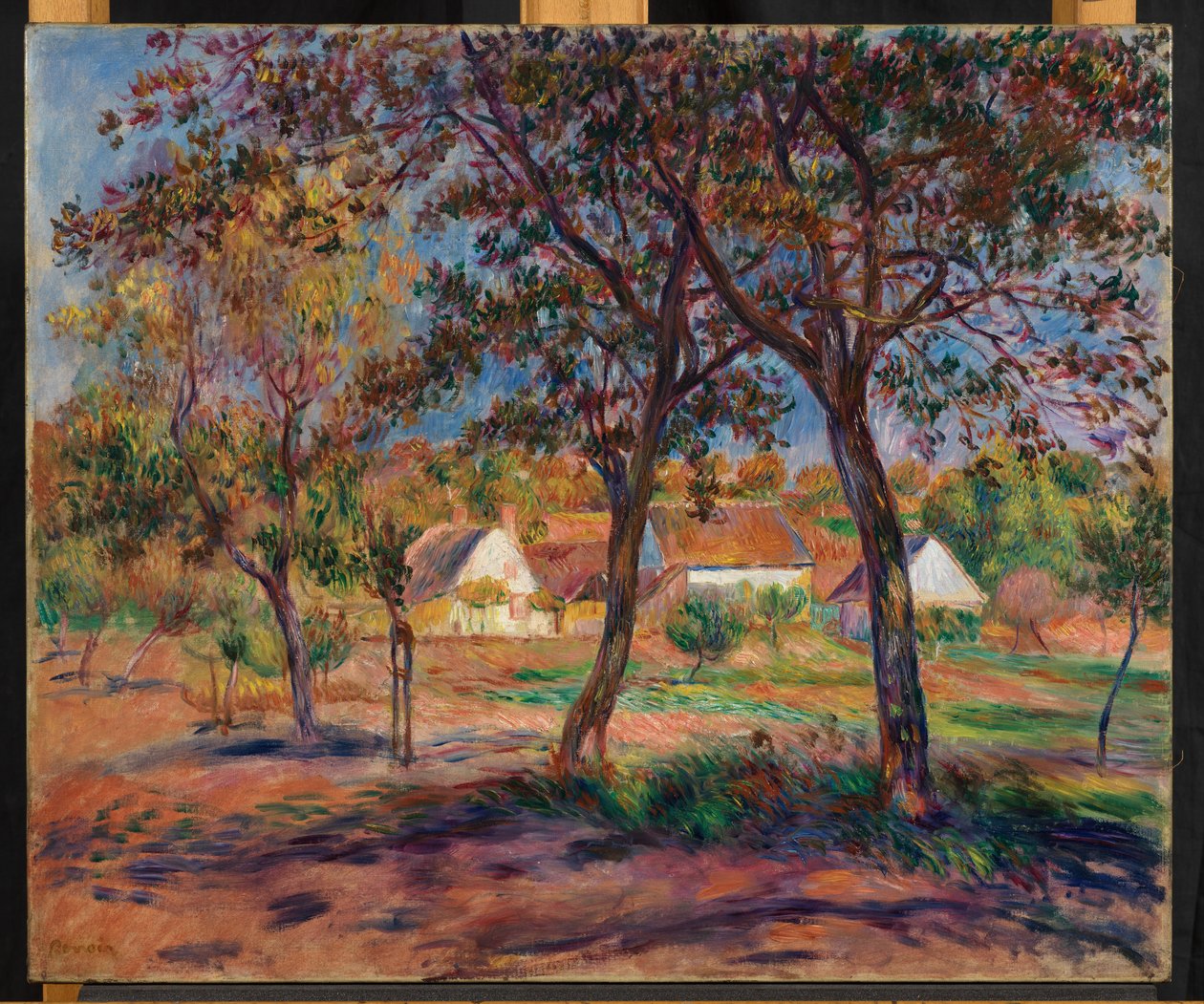 Os arredores de Pont-Aven, c.1888-90 de Pierre Auguste Renoir