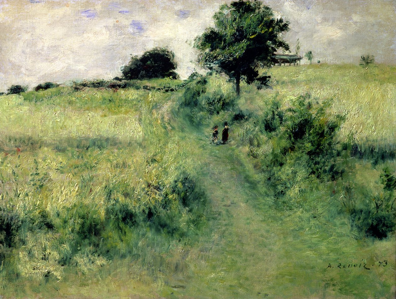 O lugar de rega, 1873 de Pierre Auguste Renoir