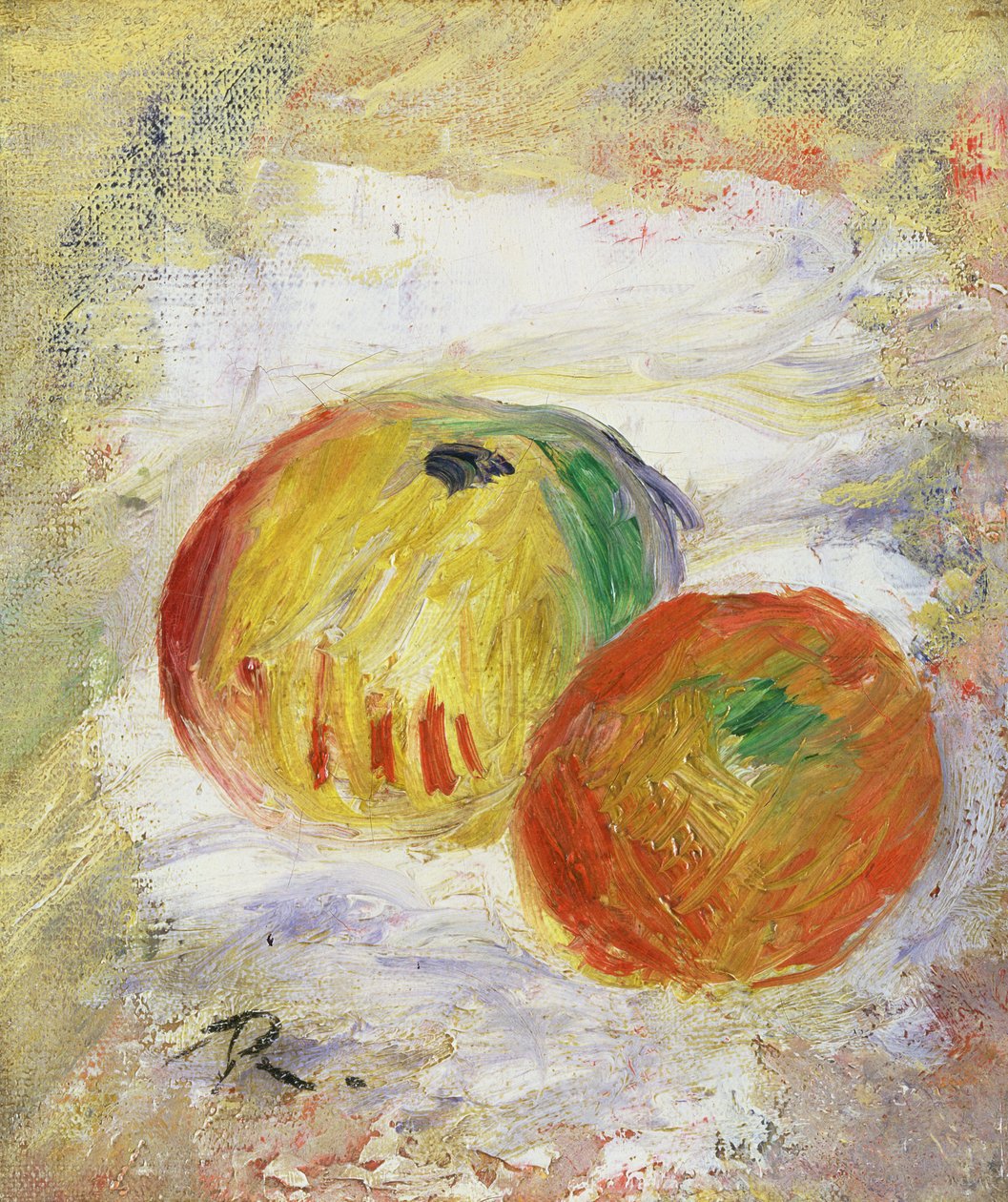 Duas Maçãs, 1875 de Pierre Auguste Renoir