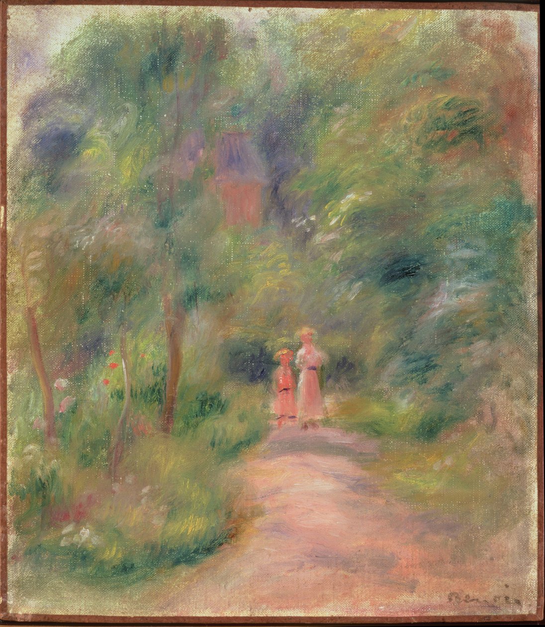 Duas figuras em uma pista, 1906 de Pierre Auguste Renoir