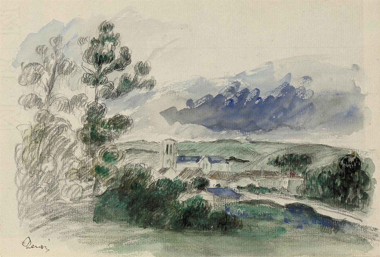 Aldeia de Pierre Auguste Renoir