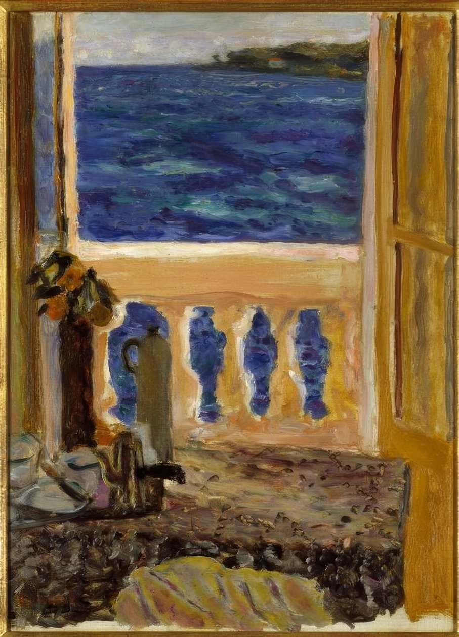 Janela aberta para o mar de Pierre Bonnard