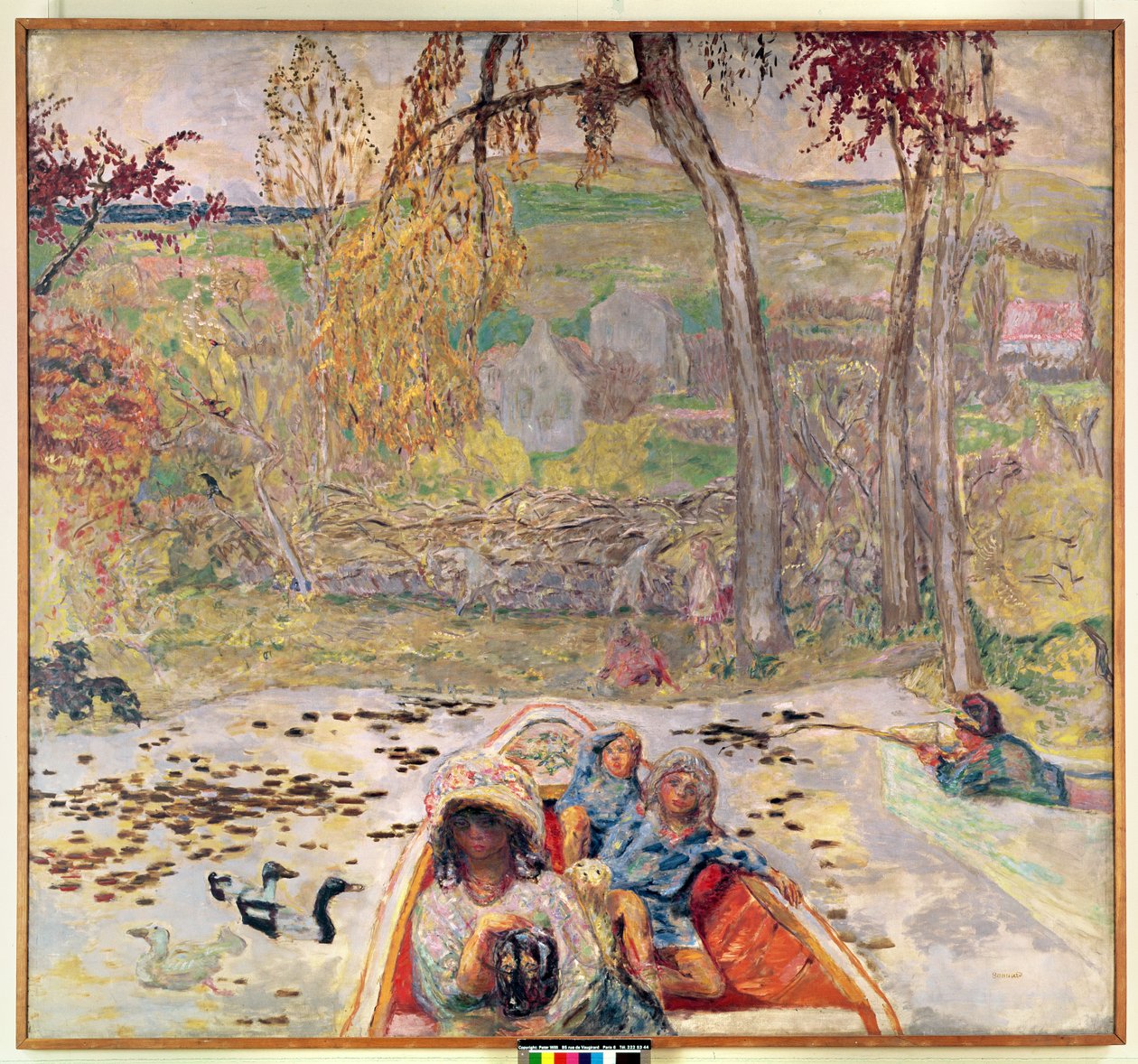 No barco, c.1907 de Pierre Bonnard
