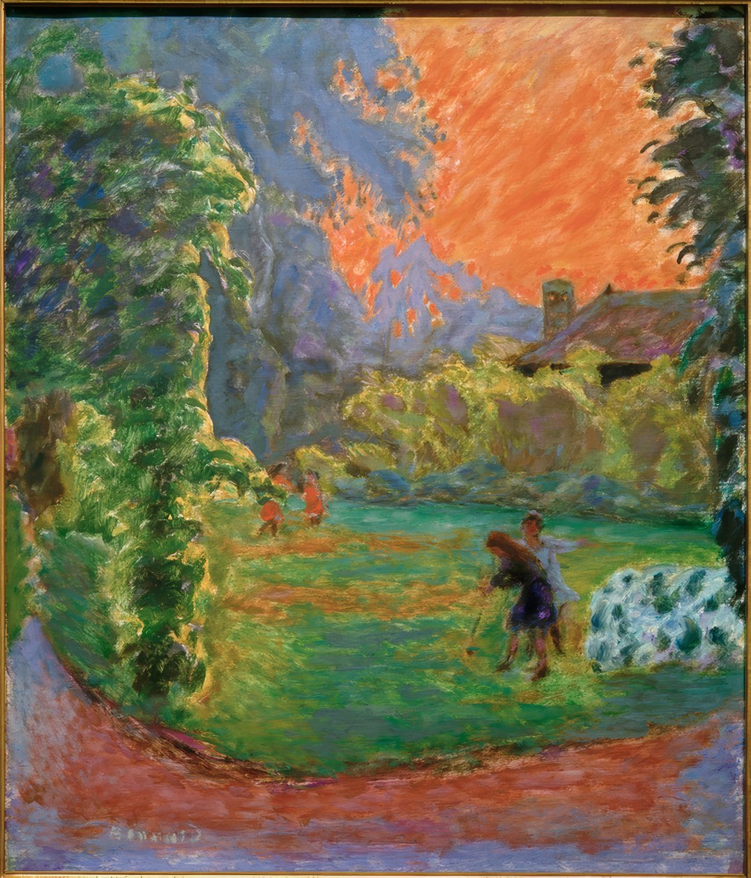 O pôr do sol de Pierre Bonnard