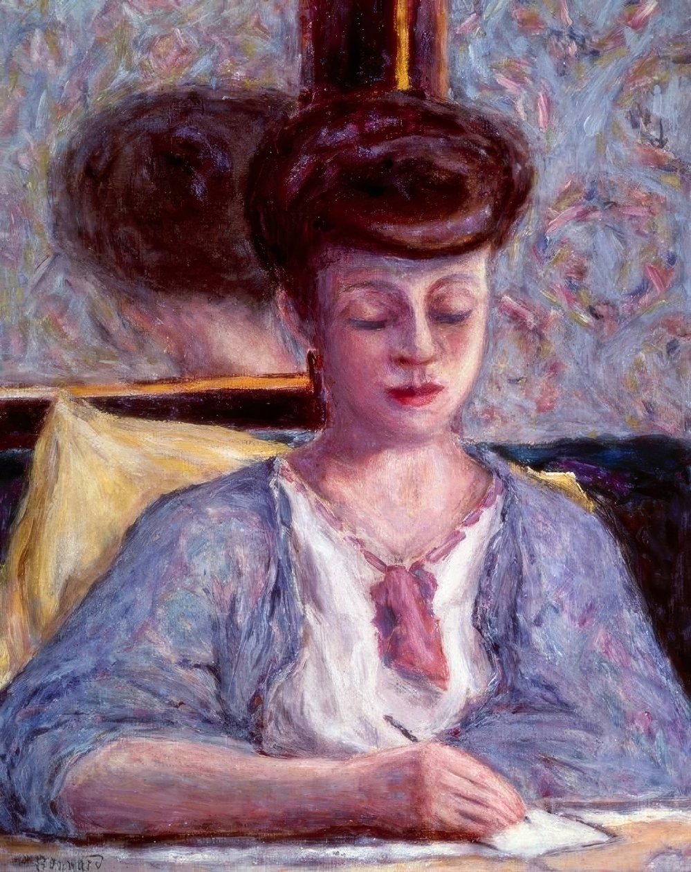Escrevendo Misia Godebska de Pierre Bonnard