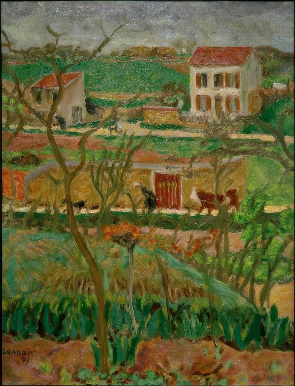 Paisagem chuvosa (Vernouillet) de Pierre Bonnard