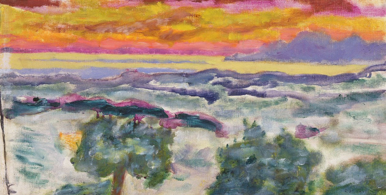 Pôr do sol de 1939 de Pierre Bonnard