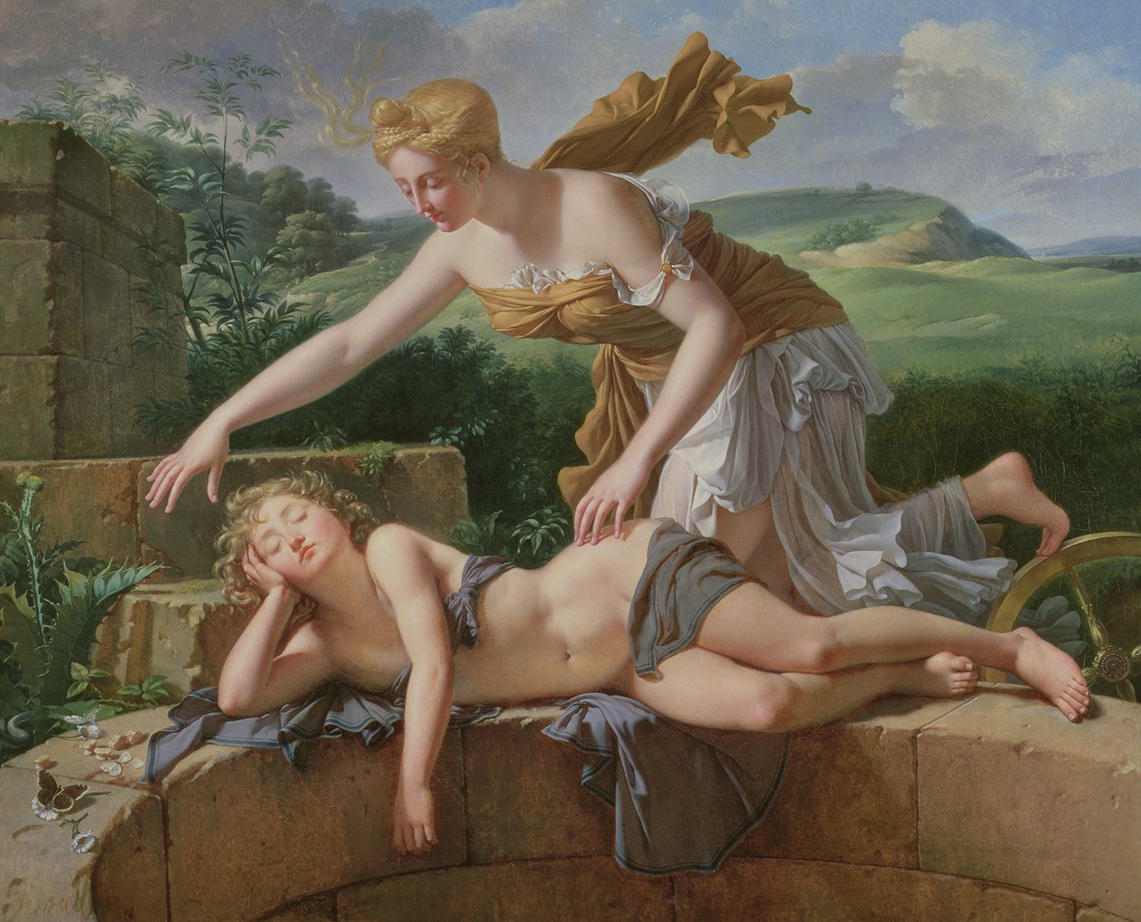 A criança da fortuna, 1801 de Pierre Bouillon