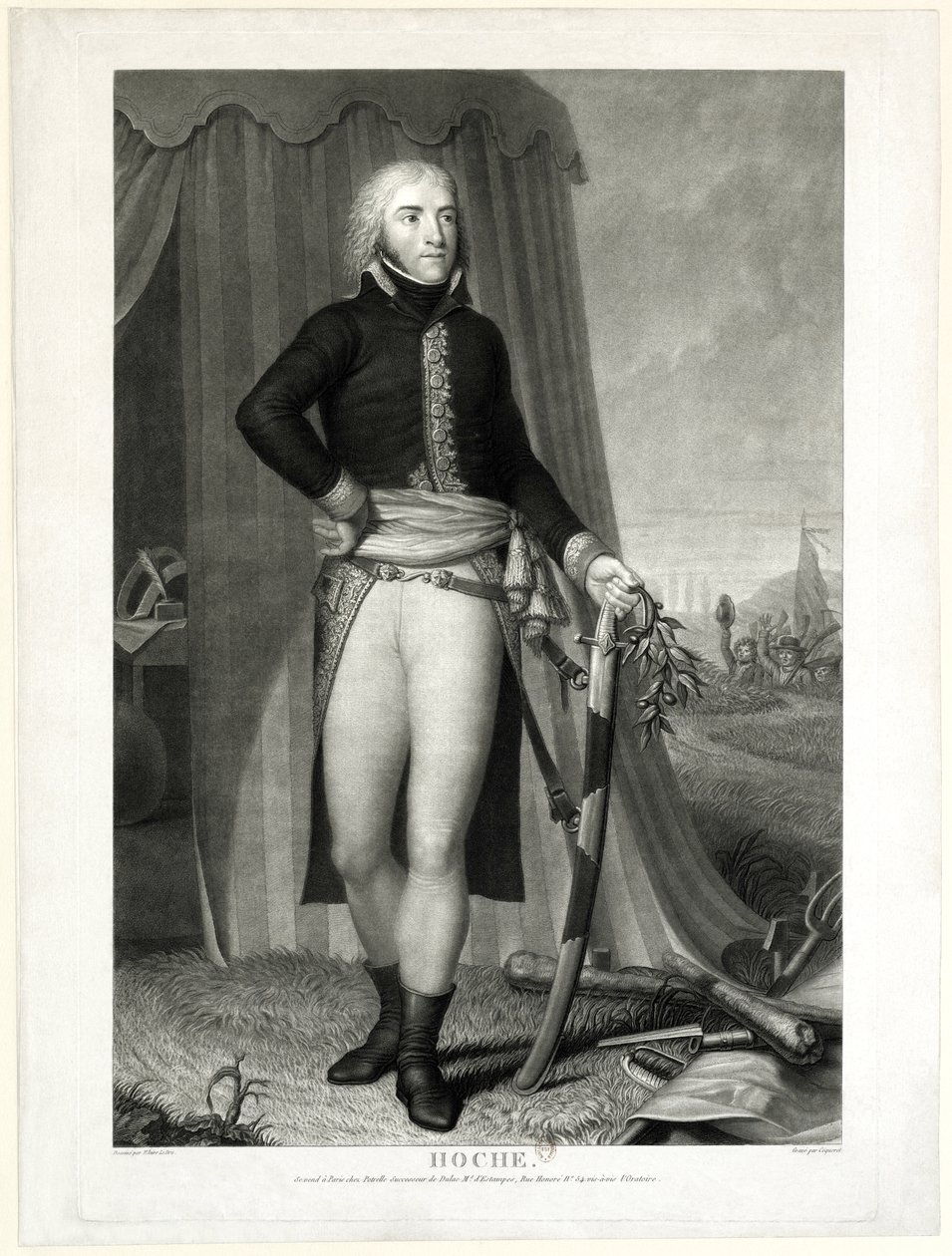 Lazare Hoche (1768 - 1797), general francês de Pierre Charles Coqueret