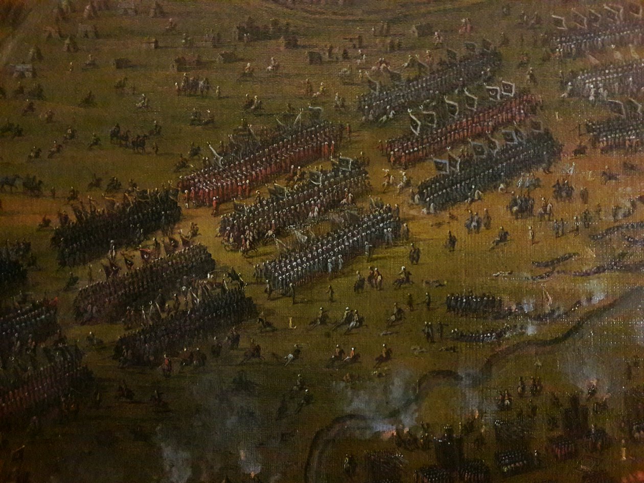 A Batalha de Zurawno (1676) de Pierre Denis Martin
