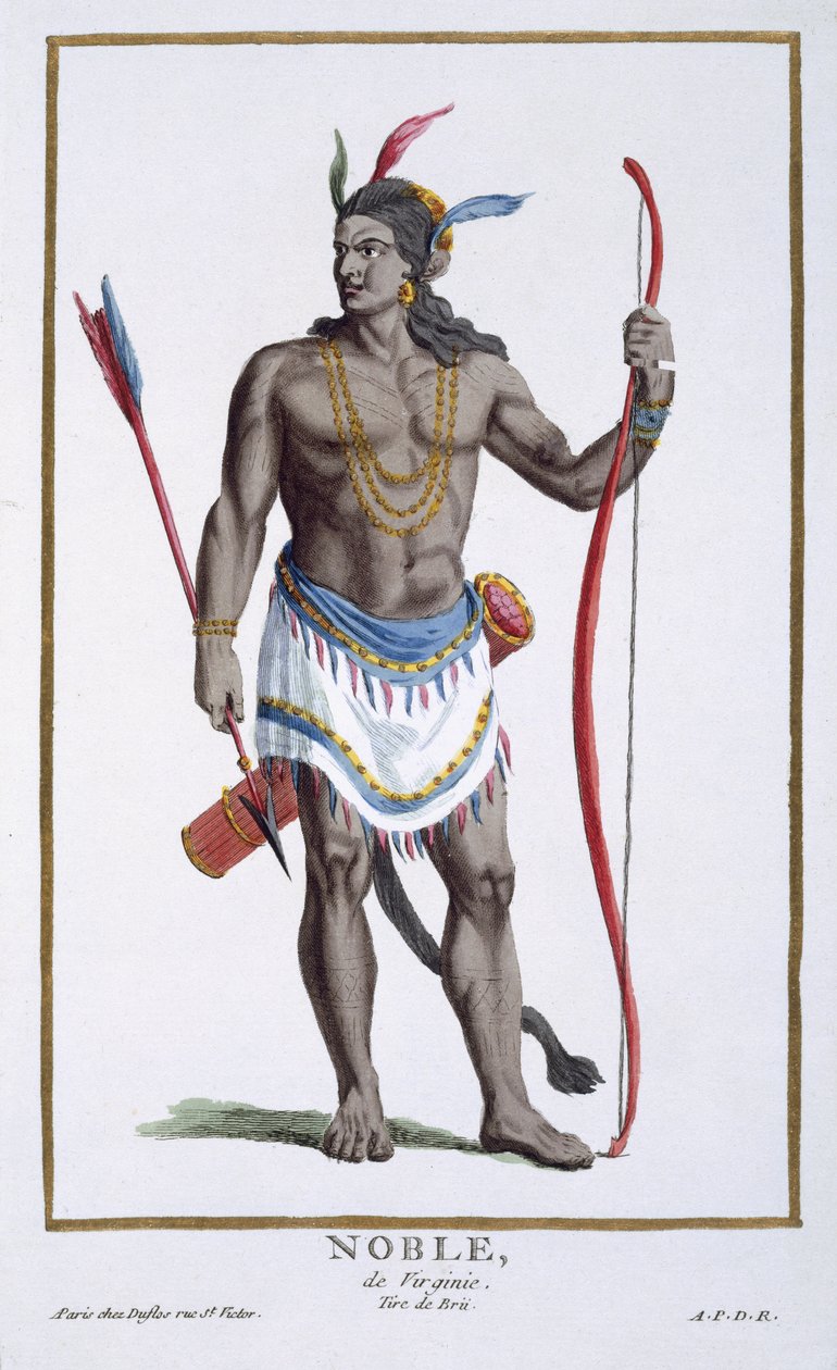 Um nobre da Virgínia, 1780 de Pierre Duflos