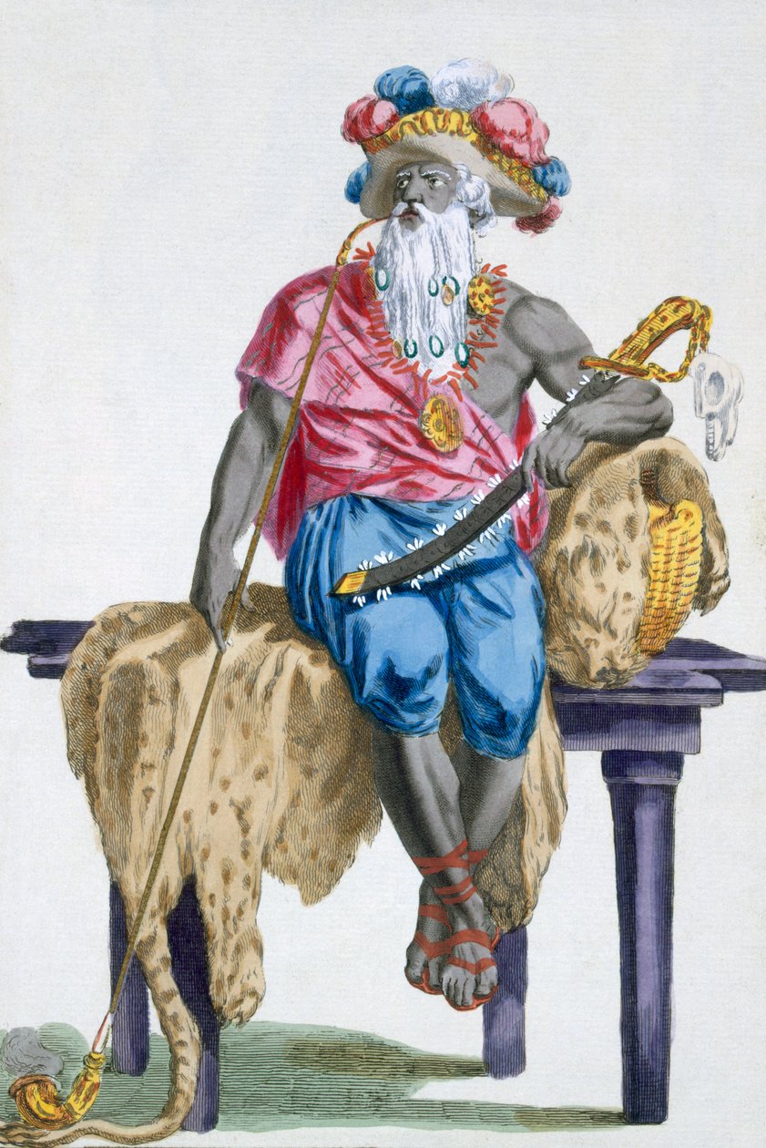 Seu irmão, rei da Assinie, 1780 de Pierre Duflos
