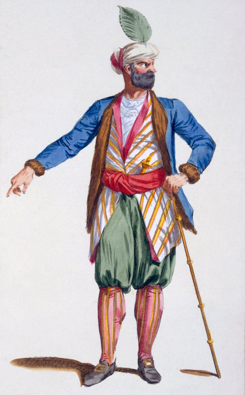 Aladin, Sultan of Achem, 1780  de Pierre Duflos